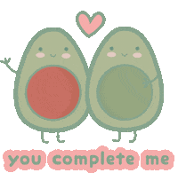 You Complete Me Love Sticker