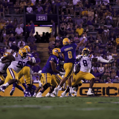 Football Sport GIF by LSU Tigers