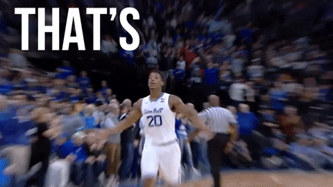 celebrate college basketball GIF by BIG EAST Conference
