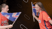 Iceland Swordfight GIF by Carson-Newman Athletics
