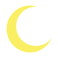 Moon Sticker by Parco studio