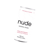 Usa Canada Sticker by Nude Beverages