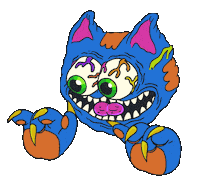 Cat Wtf Sticker by Patrick Passaro