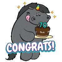 Happy Birthday Sticker by Pummeleinhorn