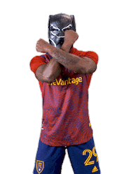 Black Panther Football Sticker by realsaltlake