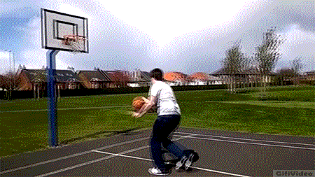 basketball fails GIF