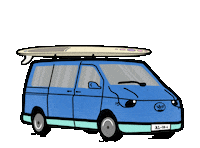 Friends Camping Sticker by KITEYLOOPY