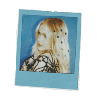 Polaroid Stardust Sticker by Freya Skye