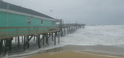 Blustery Conditions Reported on North Carolina Coast