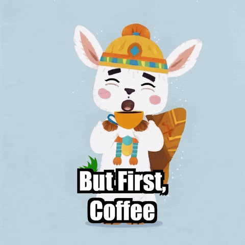 Coffee Morning GIF by Llamaozi