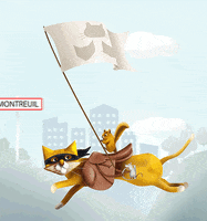 cat fun GIF by Jeanloïc Nédélec
