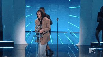 Justin Bieber Award GIF by 2021 MTV Video Music Awards