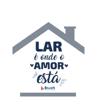 baliza_construtora amor home casa construtora Sticker