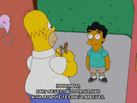 homer simpson doorway GIF