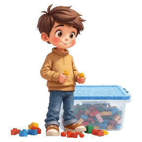 Boys Girls Legos Sticker