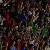 Ettifaq football clap clapping fans GIF