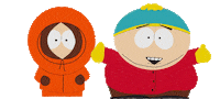 Happy Kenny Mccormick Sticker by South Park