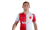 Football Heart Sticker by SK Slavia Praha