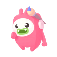 Cute Sticker by Melbits POD