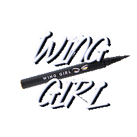 Flirty Wing Sticker by Tricia Hernandez