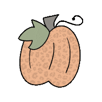 Leopard Print Halloween Sticker