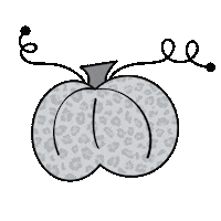 Leopard Print Halloween Sticker