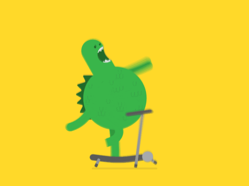 godzilla treadmill GIF
