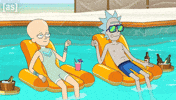 Relaxing Rick And Morty GIF by Adult Swim