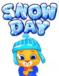 Snow Day Sticker by Lucas and Friends by RV AppStudios