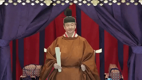 giphydvr japan giphynewsinternational naruhito emperor naruhito GIF