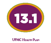 Half Marathon Champion Sticker by UPMC Health Plan