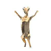3D Gold Sticker by Premium-Goats