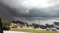 Twin Rope Tornadoes Swirl Over Manvel, TX