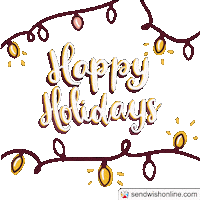 Happy Seasons Greetings Sticker by sendwishonline.com