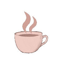 Pink Coffee Sticker