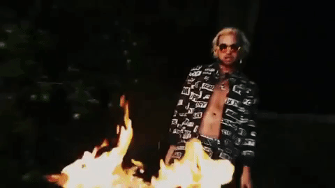 it's me again flames GIF by Jack Bruno
