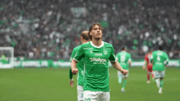 Goal Lucas GIF by AS Saint-Étienne