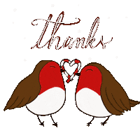 Christmas Decoration Thank You Sticker