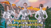 CarlaDelaney tv glitch robot future GIF