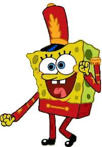 Happy Bob Esponja Sticker