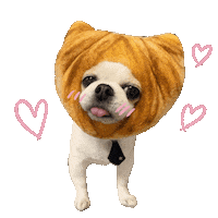 Dogs Croissant Sticker