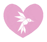 Heart Bird Sticker by Craftbird