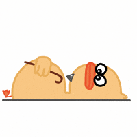 phoebehsieh2079 bored duck ducks dots GIF