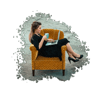 Laptop Huisstijl Sticker by Buro Eef  •  grafisch ontwerper