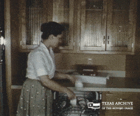 Kitchen Cleaning GIF by Texas Archive of the Moving Image