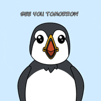 Good Day Goodbye GIF by Puffins