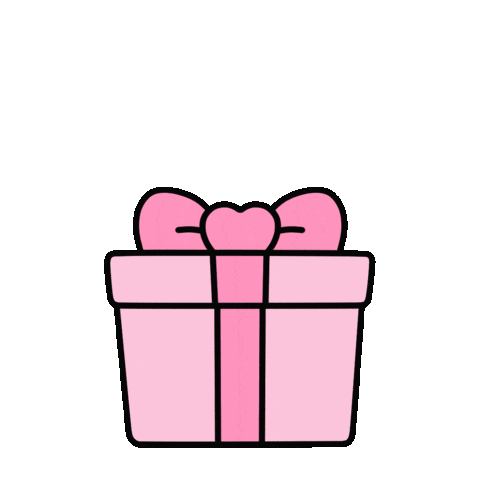 eesujinn giphyupload pink gift duck Sticker
