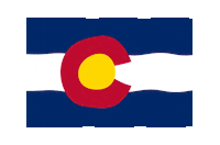 colorado flag co Sticker by Colorado Rockies