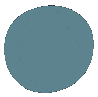 Maddisonshaedesign blue circle blob spot Sticker
