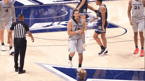 Celebration Xaviermbb GIF by Xavier Men's Basketball